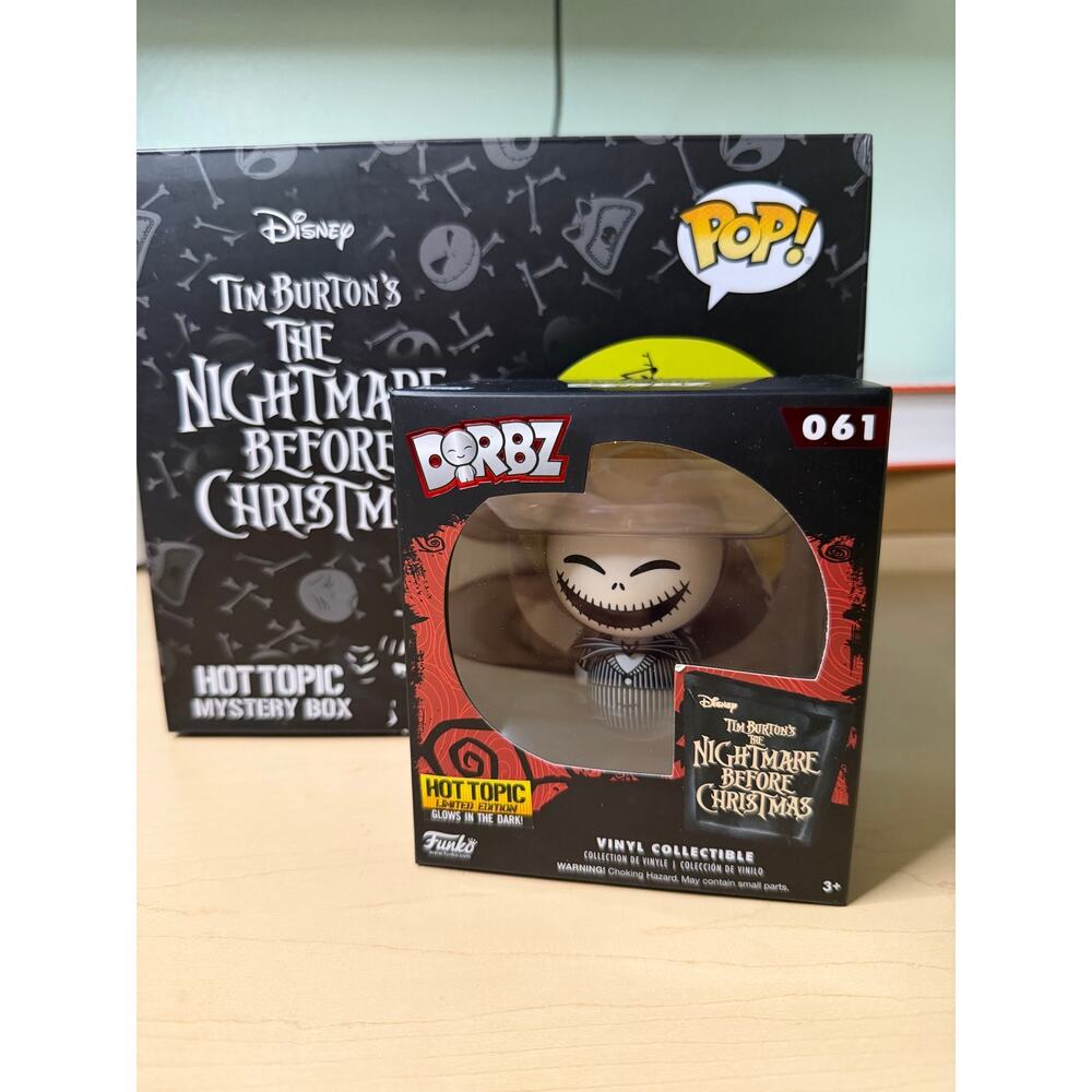Funko Dorbz The Nightmare Before Christmas Jack Skellington Hot Topic Exclusive